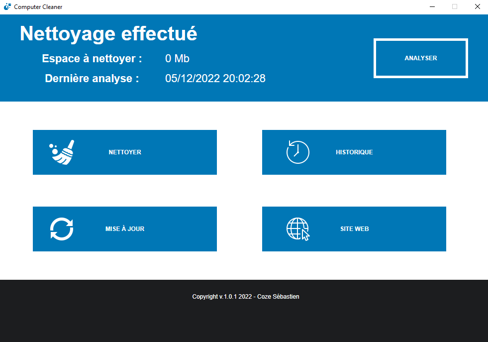 Image du nettoyage